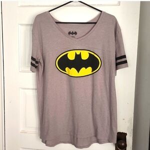 Batman Gray T-Shirt with Black Logo